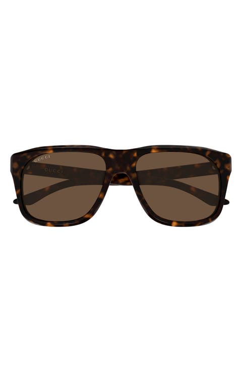 55mm Rectangular Sunglasses