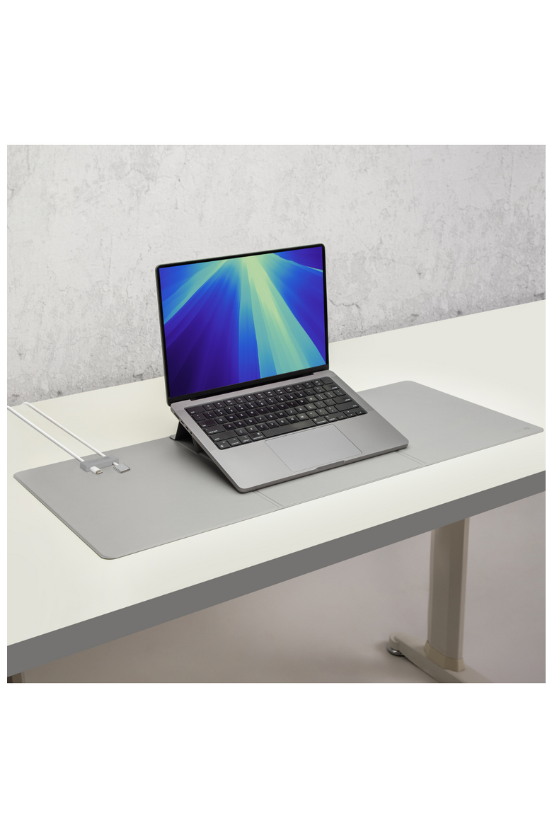 WorkPad Pro with Magentic Stand and Magnetic Cable Manager, Alternate, color, Light Gray