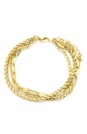 Panacea Triple Layer Chain Bracelet