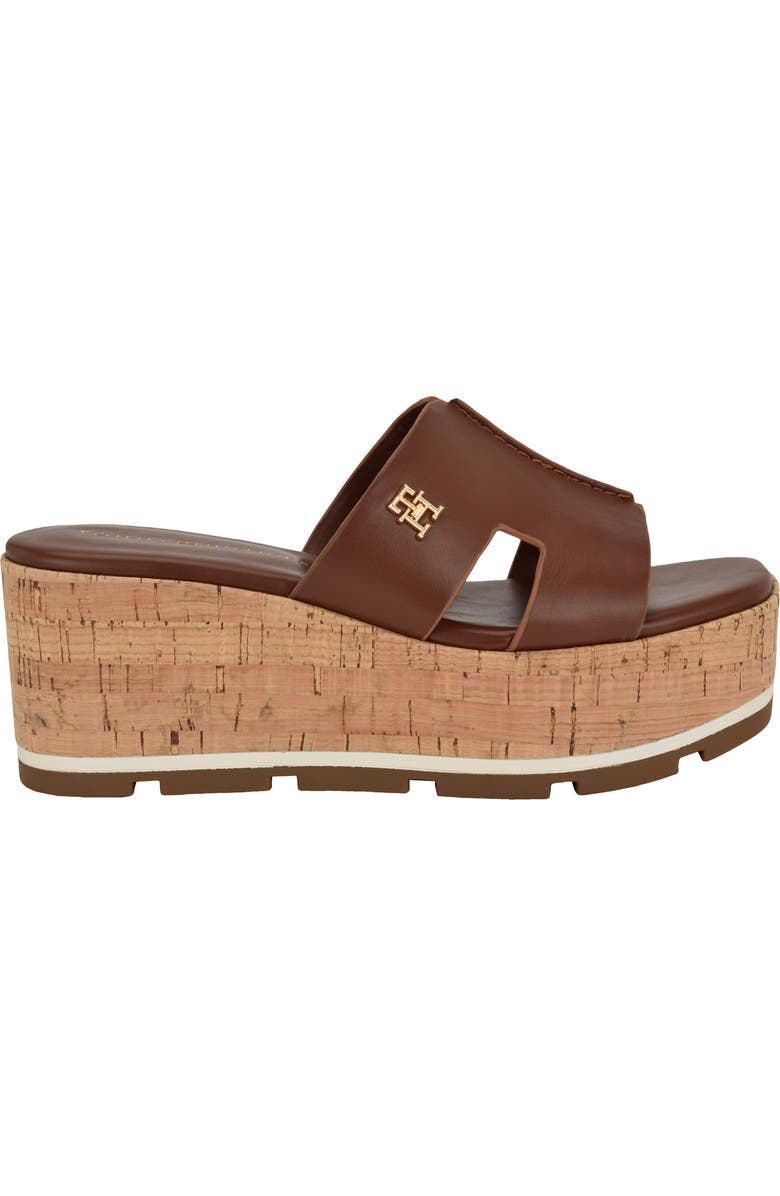 Tommy Hilfiger Heliena Platform Wedge Slide Sandal, Alternate, color, Medium Natural