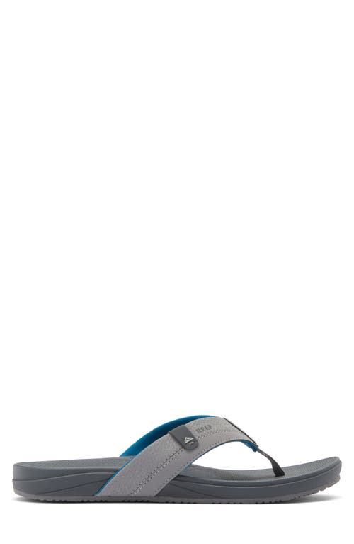 Reef Cushion Spring 2.0 Flip Flop In Grey/blue
