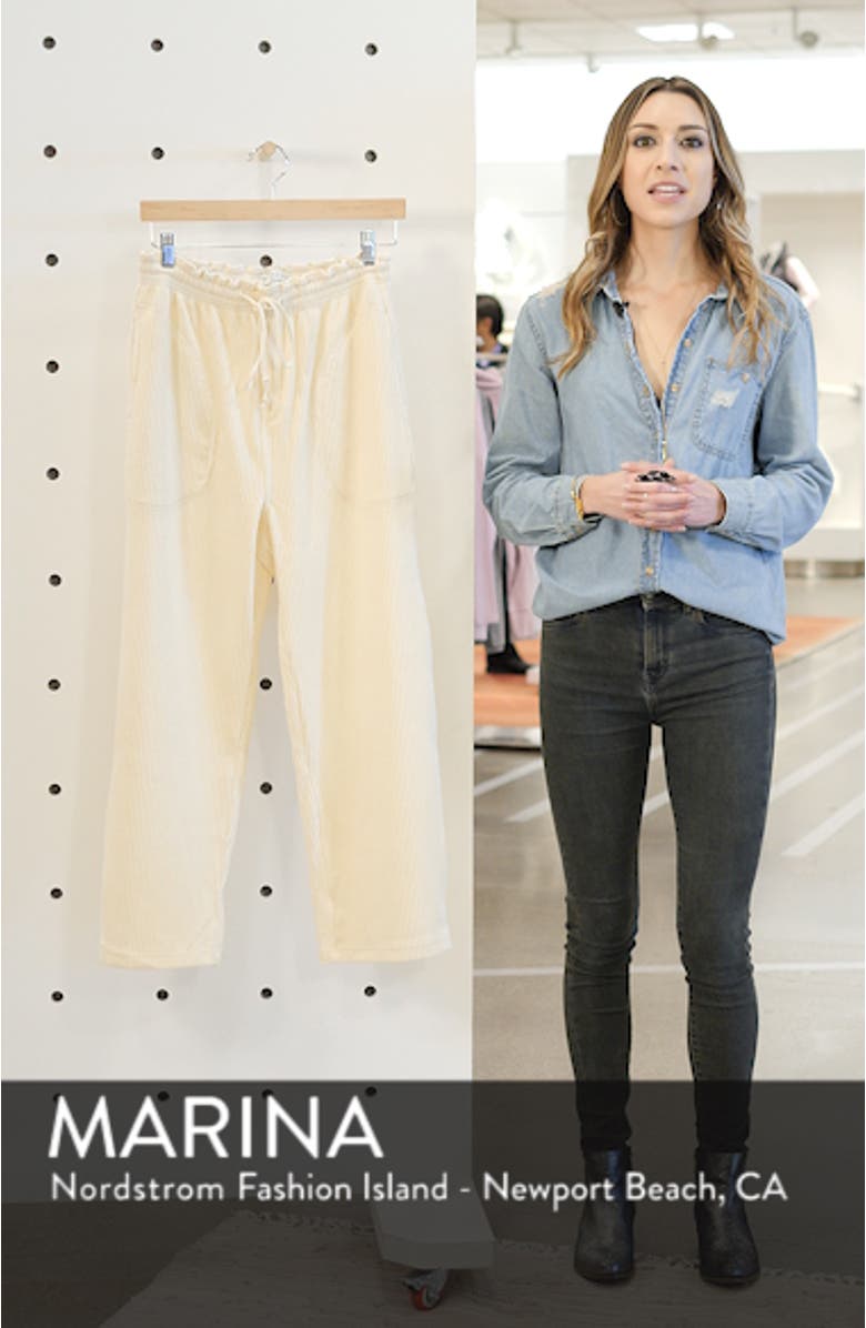 Texture & Thread Velour Corduroy Pants, sales video thumbnail