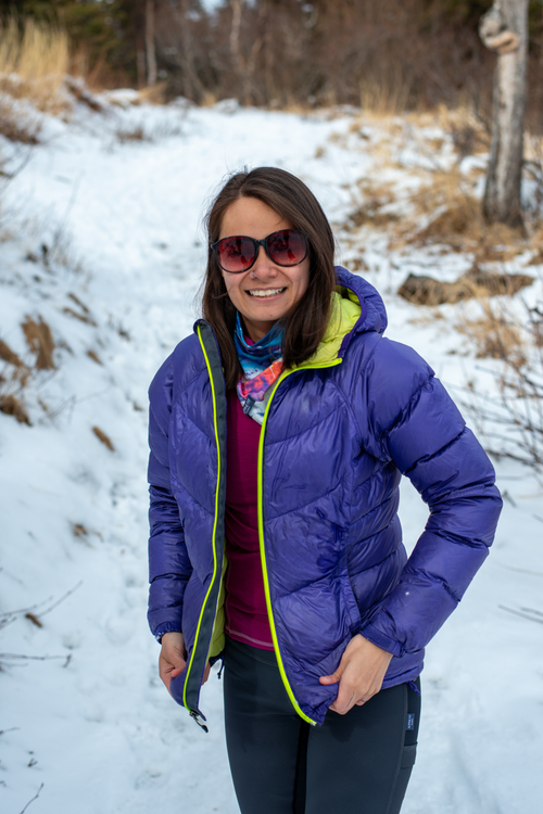 Alpine Fit Mountain V Merino Wool Neck Gaiter In Orange