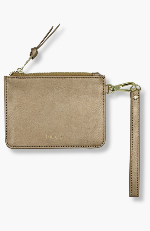 The Cæp Snap Wallet In Gold