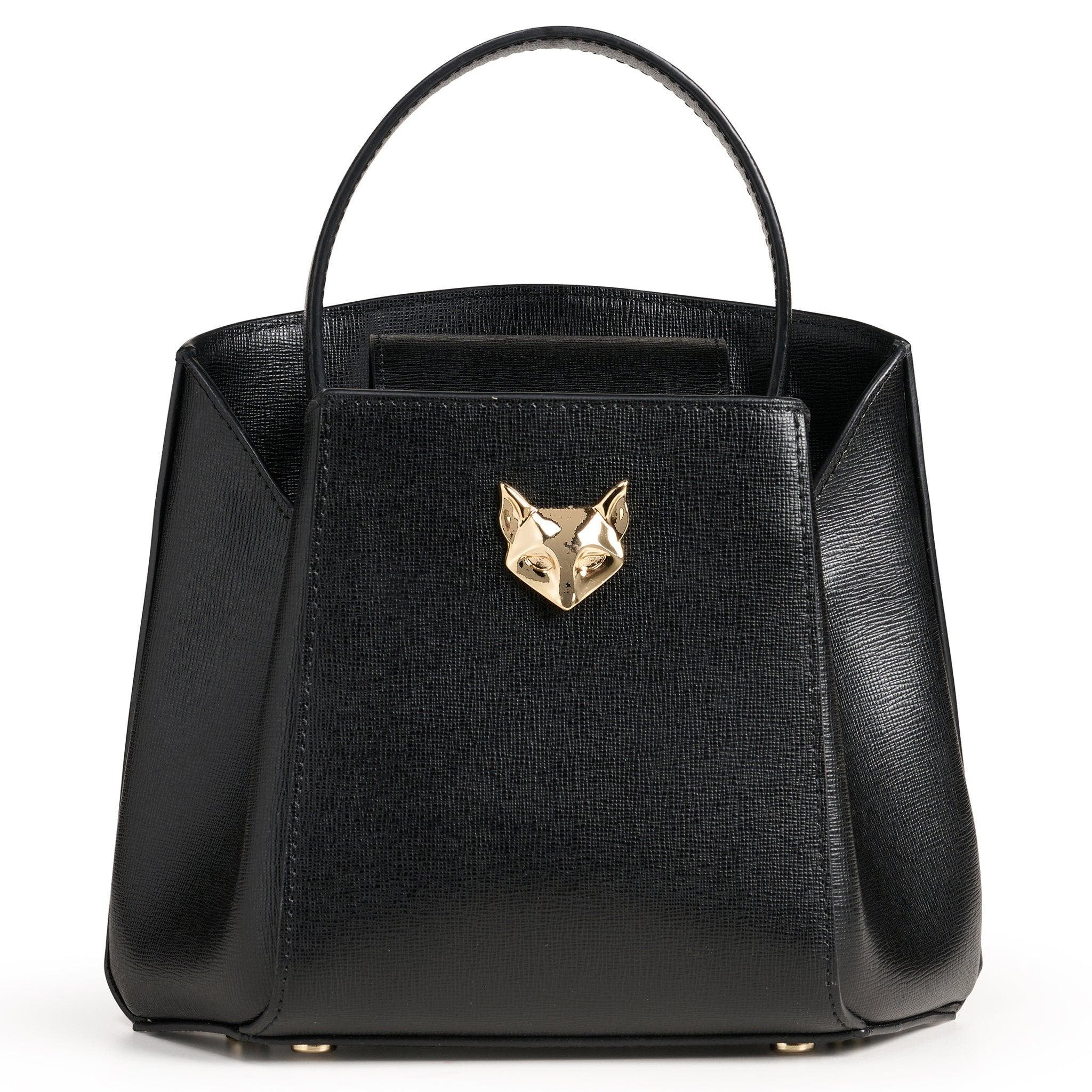 DESERI Rosa Mini Handbag, Alternate, color, Black