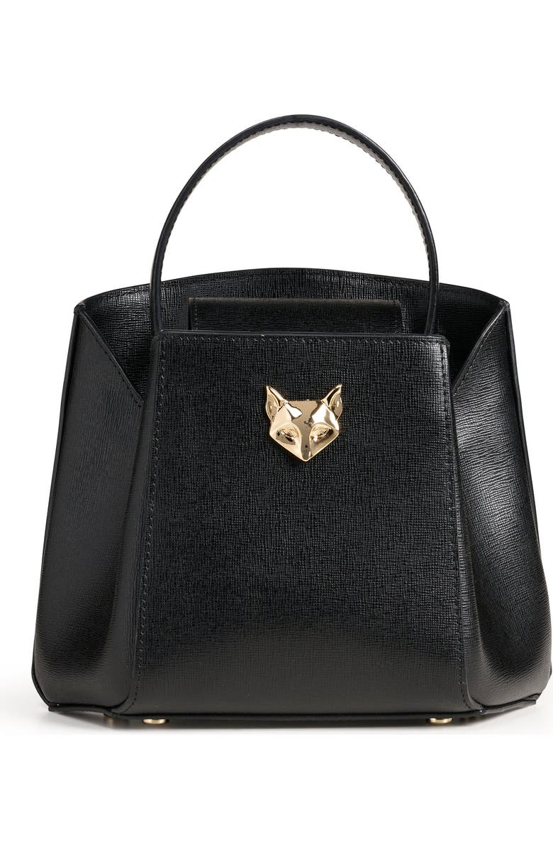 DESERI Rosa Mini Handbag, Alternate, color, Black