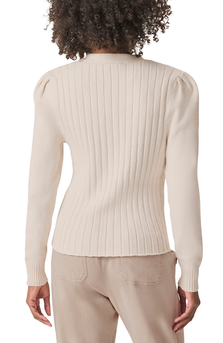 Splendid Jolie Rib Cardigan, Alternate, color, Moonstone
