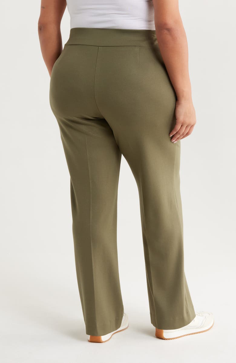 Jones New York Pintuck Pull-On Straight Leg Pants, Alternate, color, 