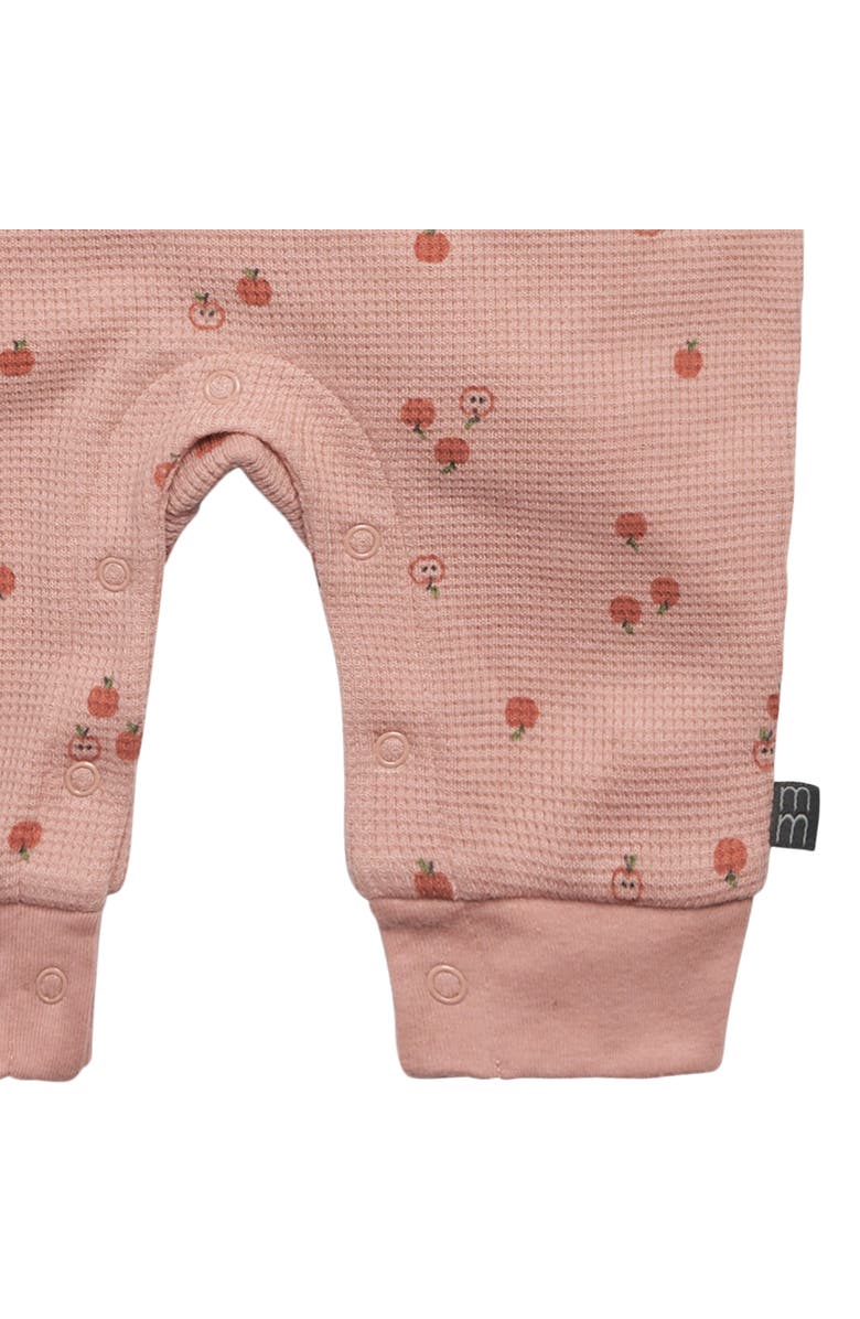 Modern Moments<sup>™</sup> by Gerber Waffle Knit Romper, Alternate, color, Little Apples