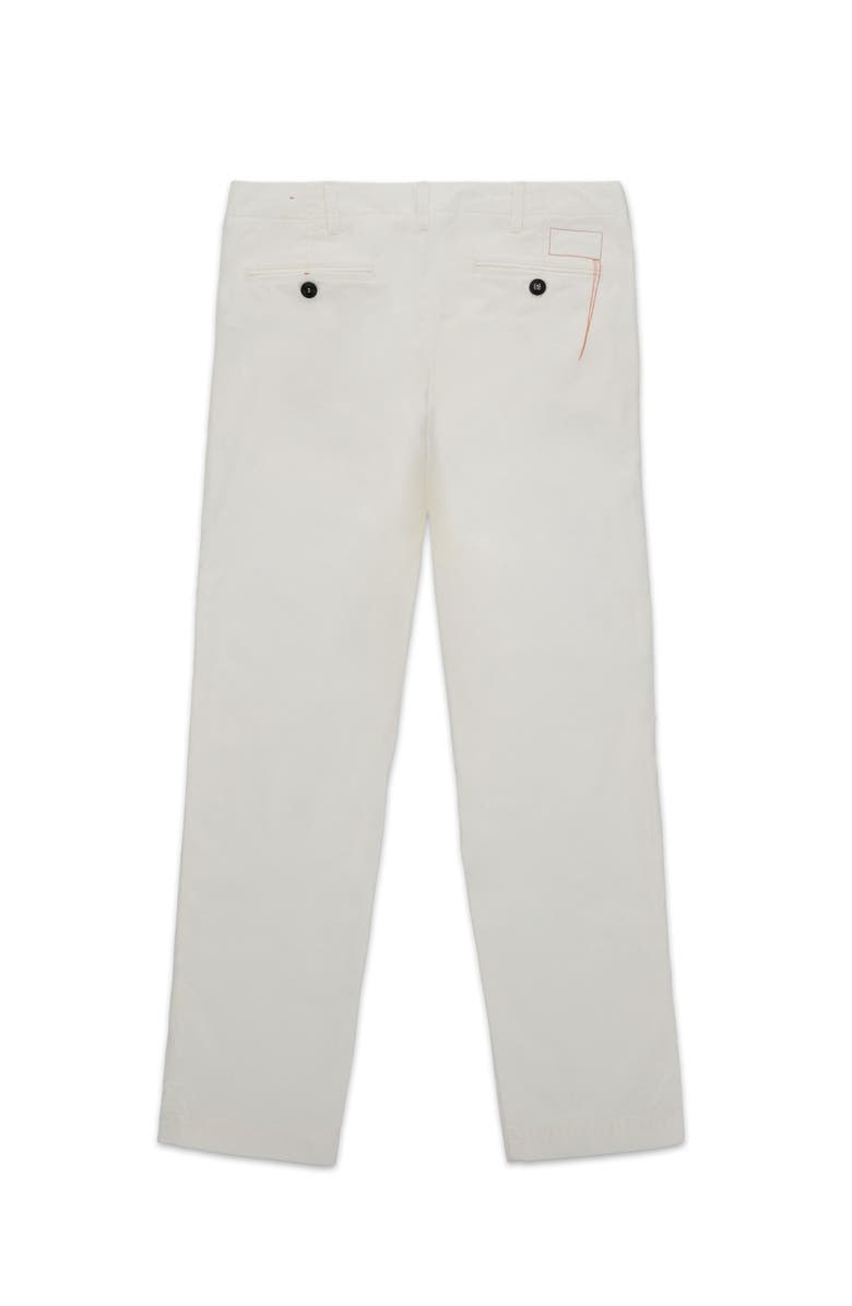 Fortela Wallace Twill Cotton Trousers, Alternate, color, White