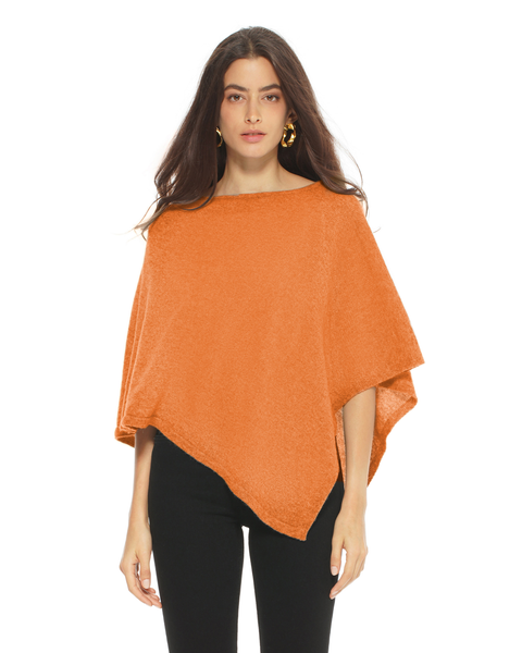 Pure Cashmere Capelet Poncho