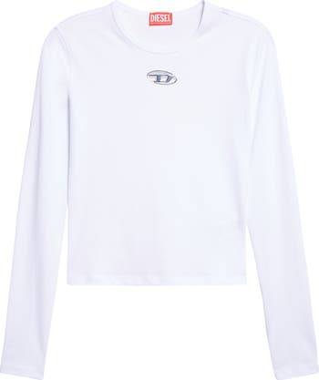 Metallic Oval D Cutout T-Shirt