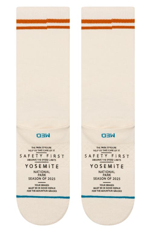 Stance Yosemite National Park Crew Socks In Brown