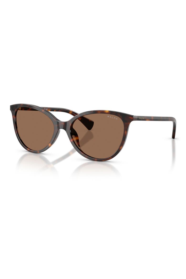 57mm Phantos Sunglasses, Alternate, color, DARK HAVANA / BROWN