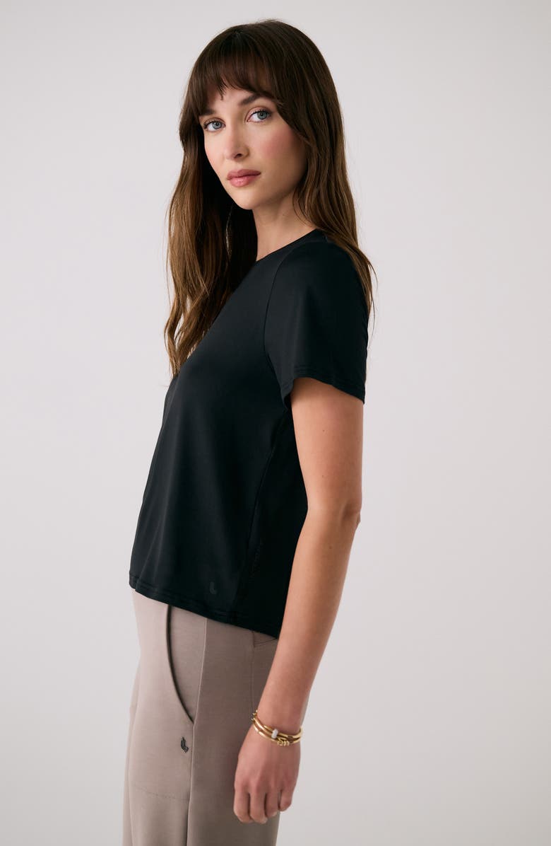 Lole Vital Short Sleeve T-Shirt, Alternate, color, Black