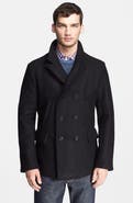Billy Reid Bond Wool Blend Peacoat