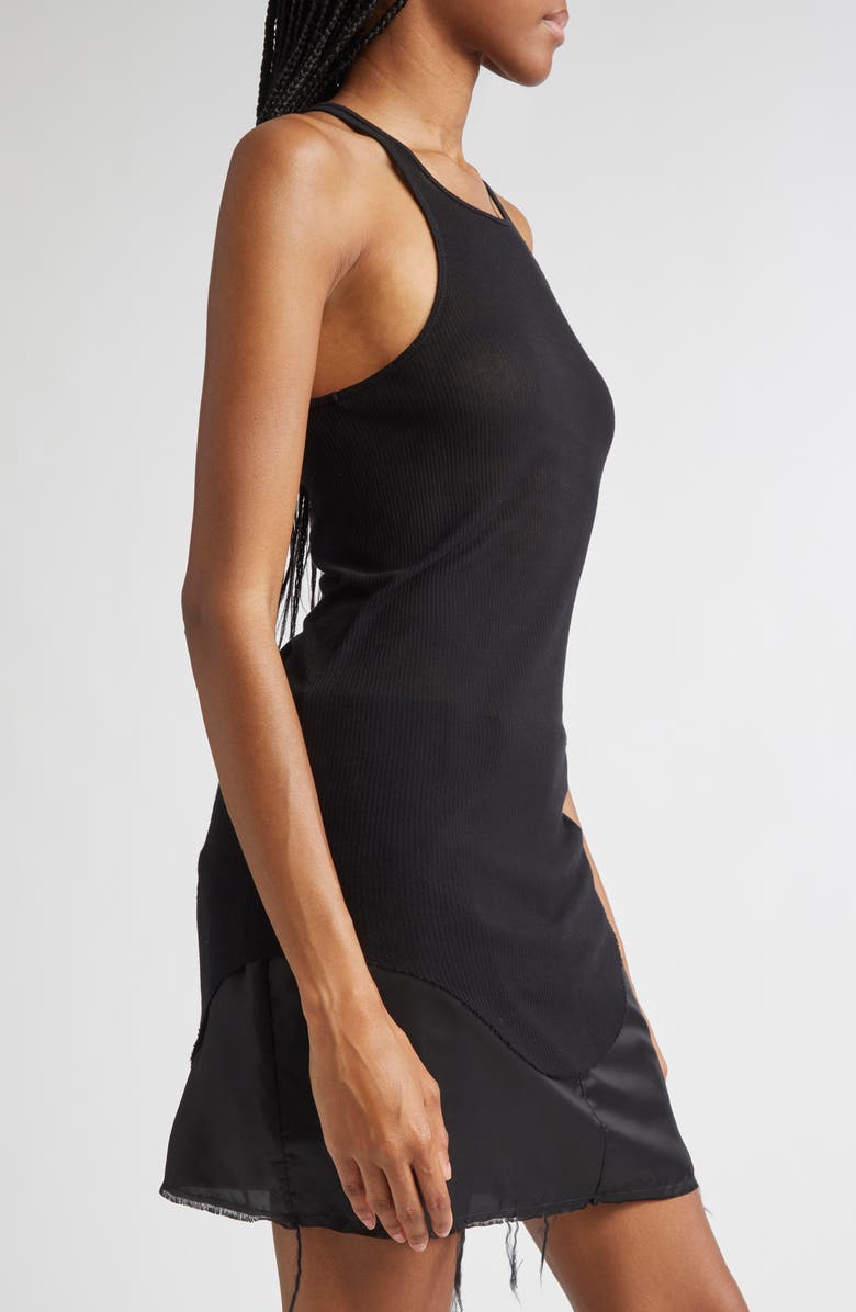 Rick Owens Basic Rib Tank, Alternate, color, Black