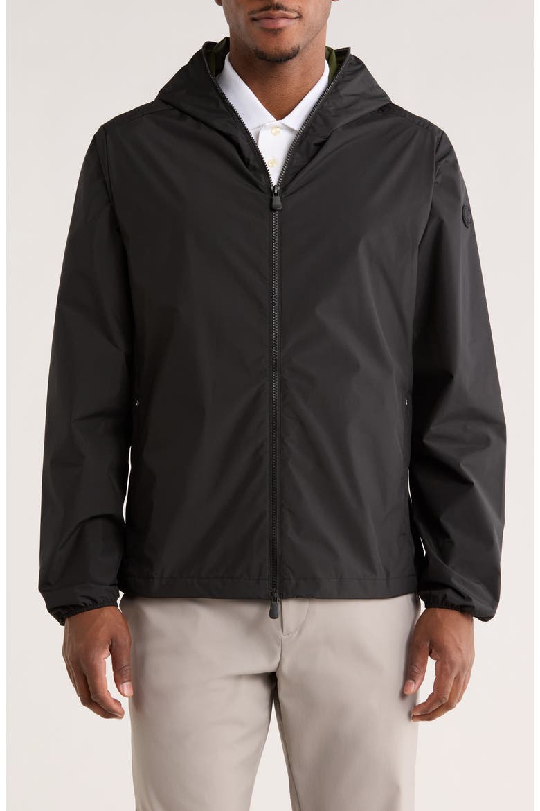 Zeno Water Resistant Jacket, Main, color, BLACK