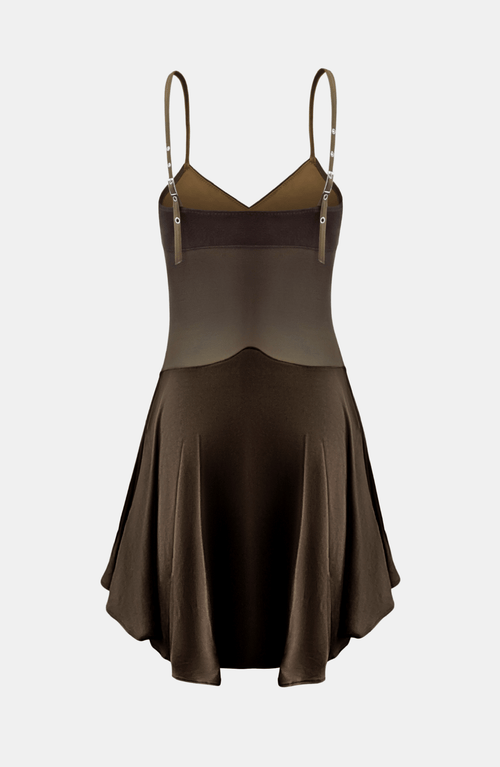 Ow Collection Cassandra Mini Dress In Green
