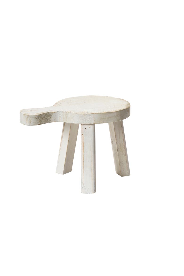 Decorative Wood Pedestal, Main, color, White