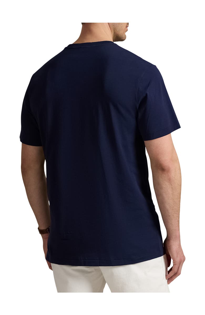 Polo Ralph Lauren Big & Tall Logo Jersey T-Shirt, Alternate, color, Cruise Navy