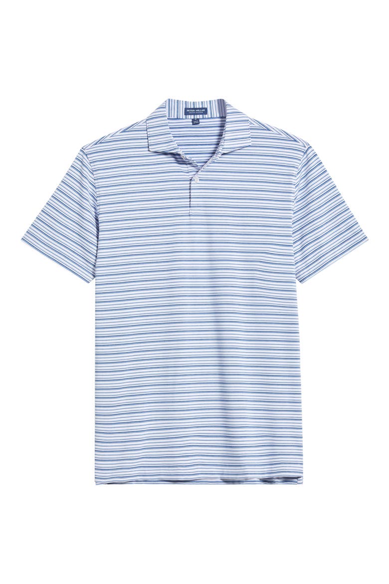 Crown Crafted Cadence Stripe Performance Polo, Alternate, color, LAVENDER MOON
