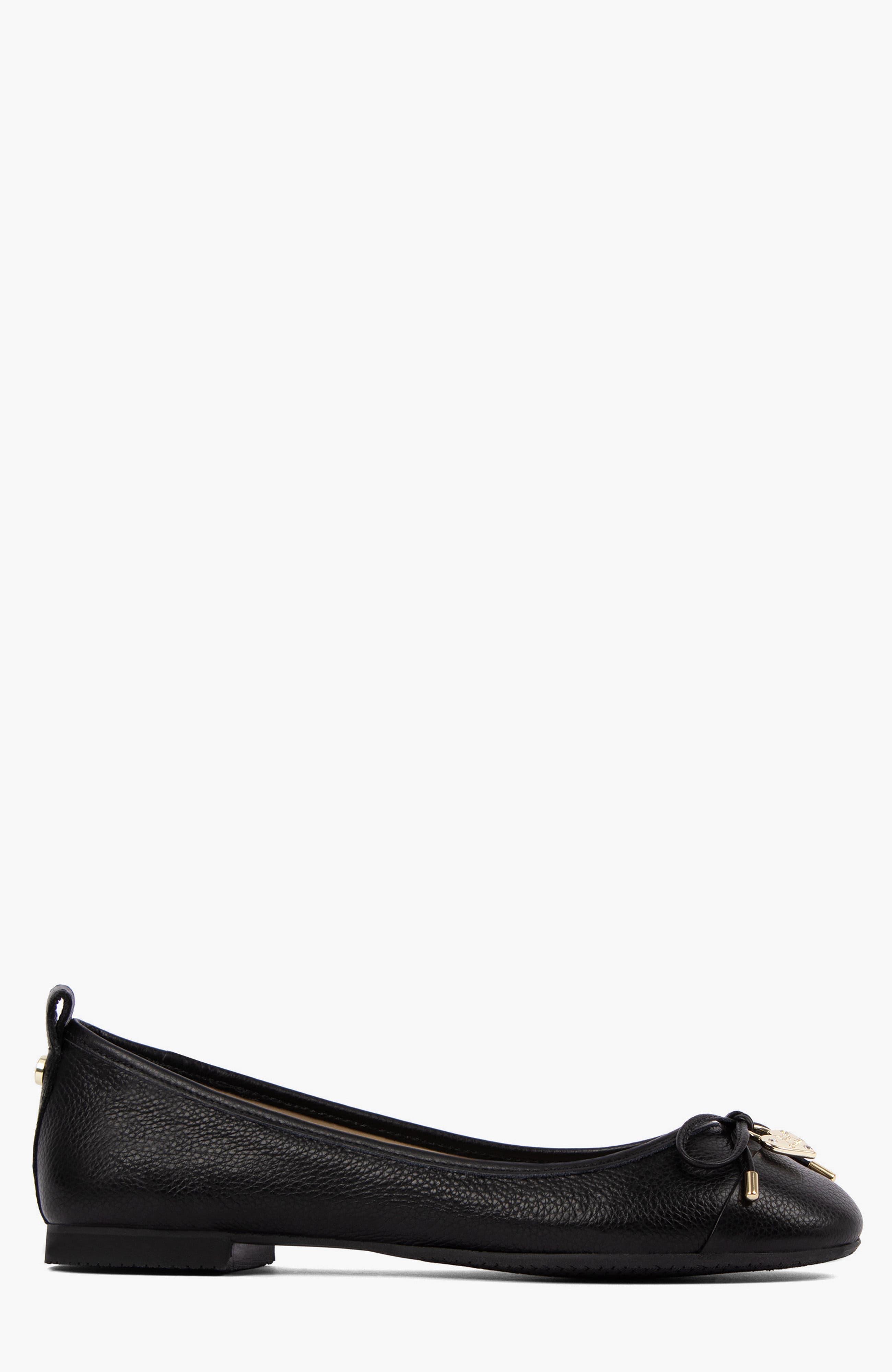 Muse Ballet Leather Flats, Main, color, Black