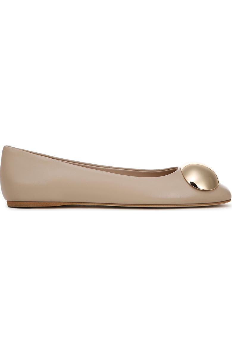 SARTO by Franco Sarto Maya Square Toe Ballet Flat, Alternate, color, Beige