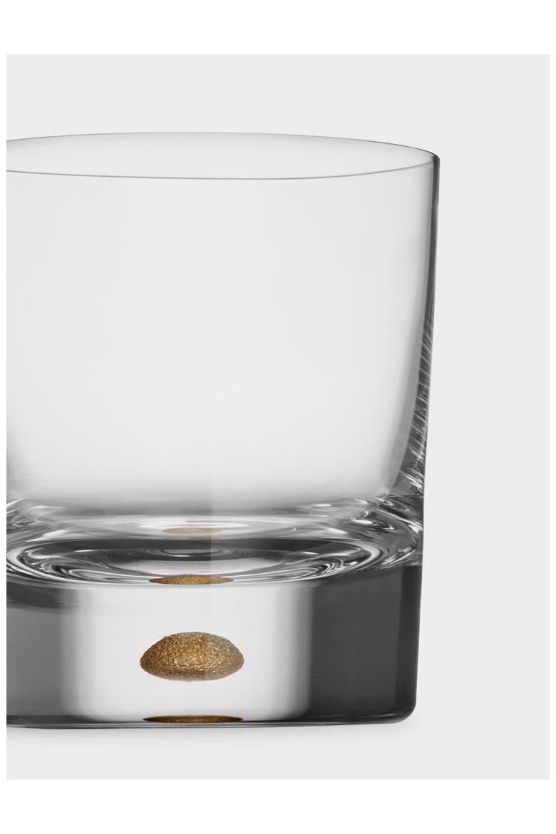 Intermezzo Gold Set of 2 Old Fashioned Glasses, Alternate, color, GOLD
