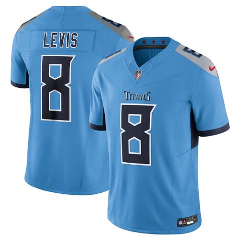 Men's Nike Will Levis Light Blue Tennessee Titans Alternate  Vapor F.U.S.E. Limited Jersey