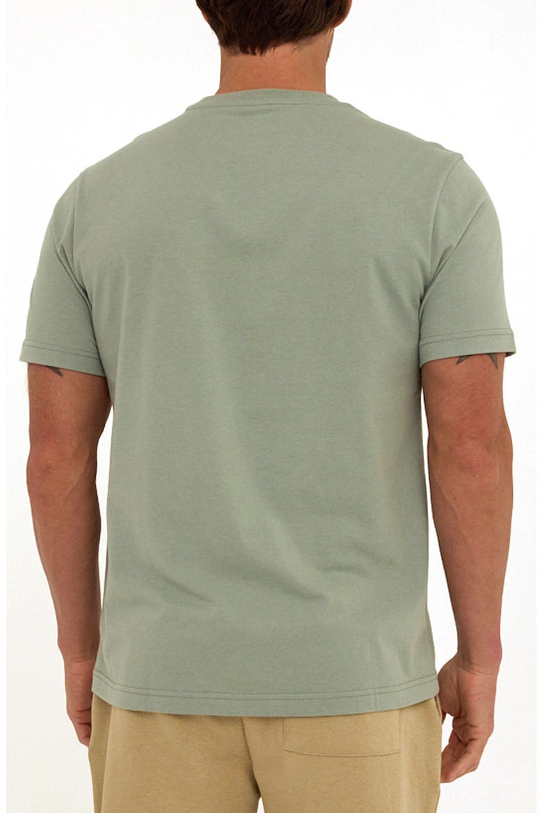Forest Sunset Graphic T-Shirt, Alternate, color, WASABI