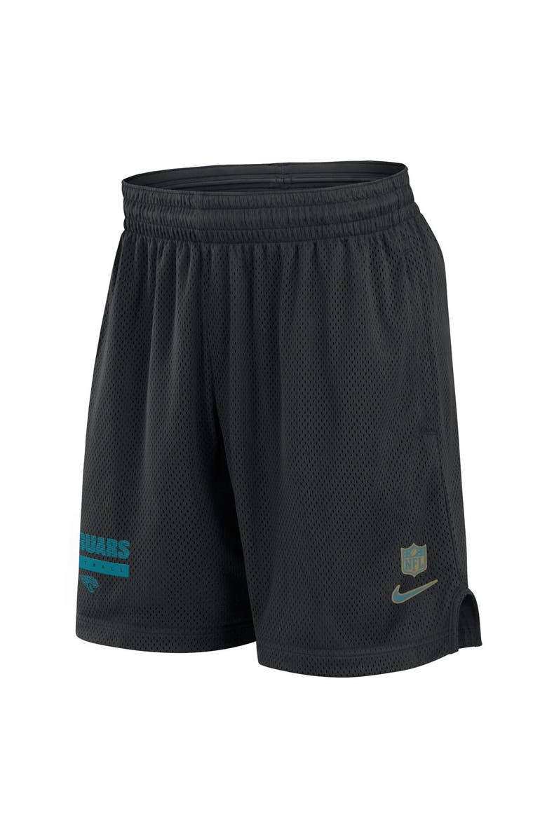 Nike Men's Nike Black Jacksonville Jaguars 2024 Sideline Performance Mesh Shorts, Alternate, color, Black