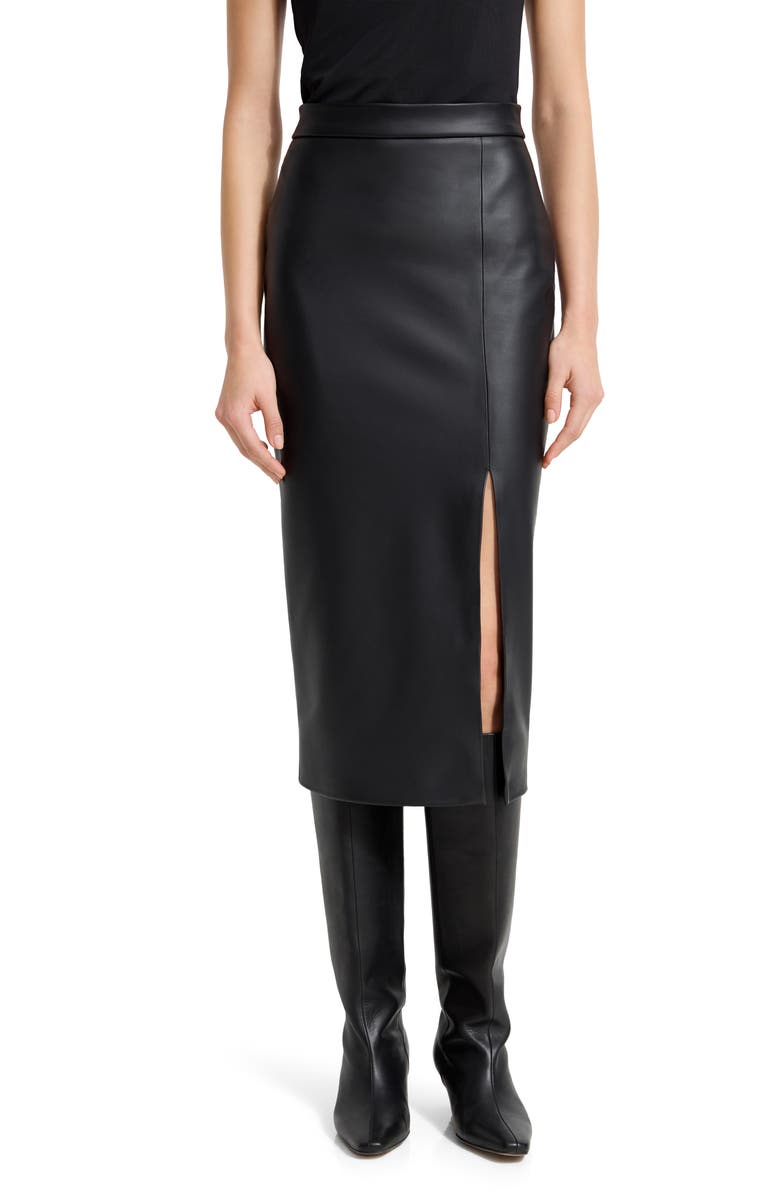 Marcella Carly Faux Leather Pencil Skirt, Main, color, 