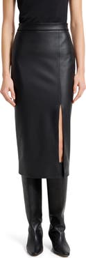 Marcella Carly Faux Leather Pencil Skirt