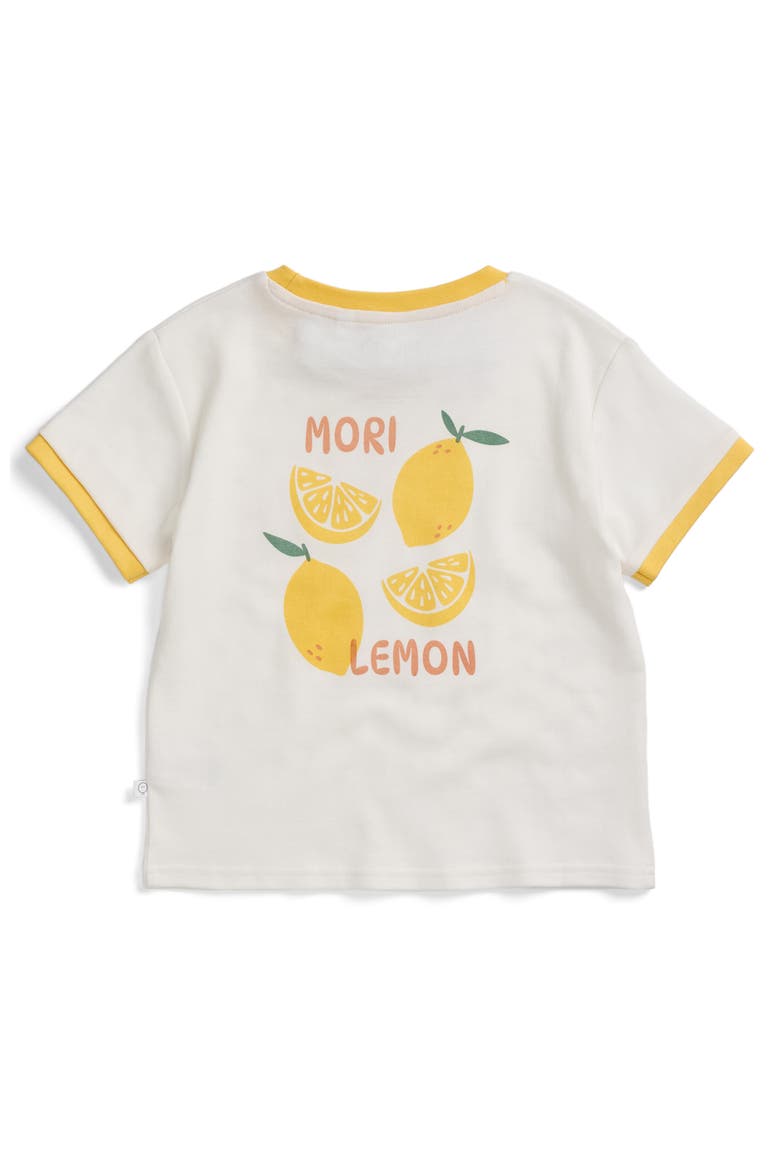Oversized Printed T-Shirt, Alternate, color, Citrus & Cloud Dancer