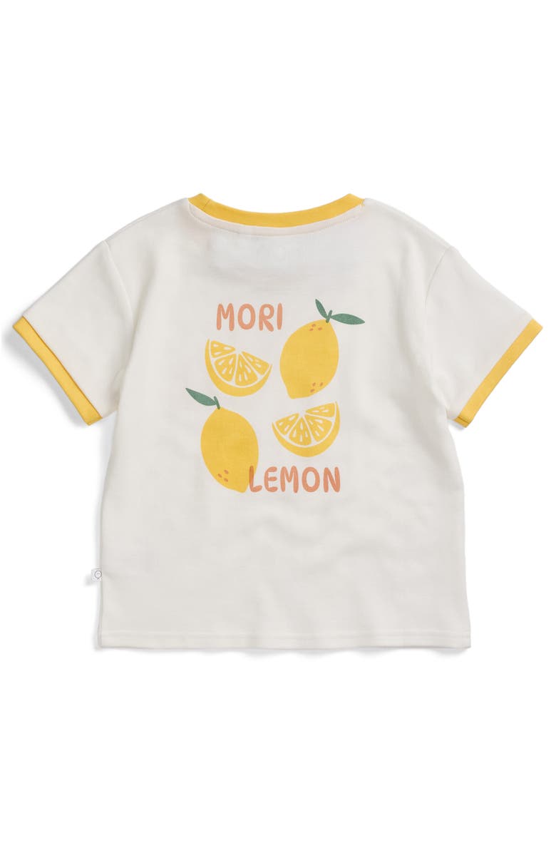 MORI Oversized Printed T-Shirt, Alternate, color, Citrus & Cloud Dancer