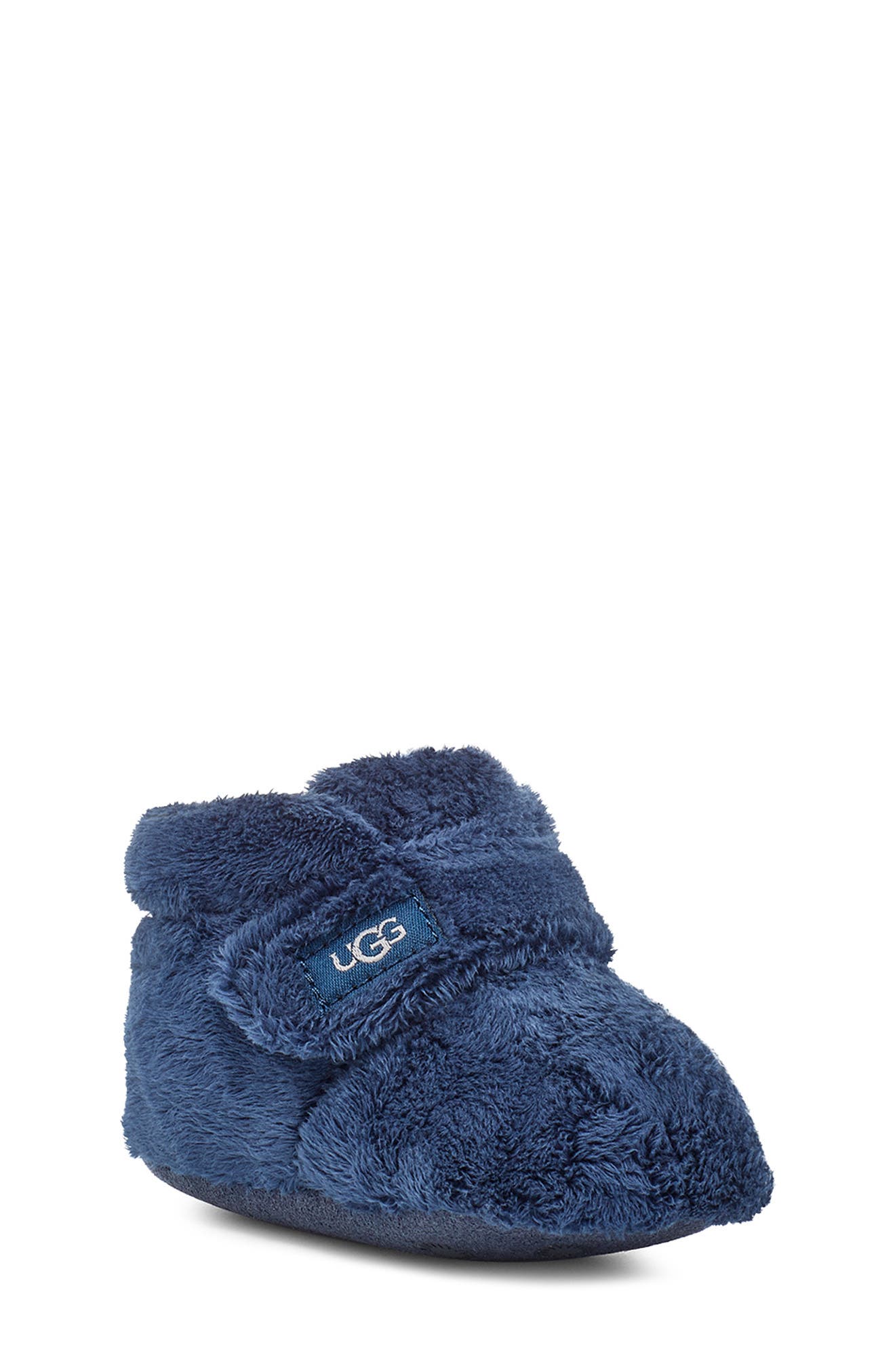 Bixbee Booties & Lovey Blanket Set, Alternate, color, NAVY