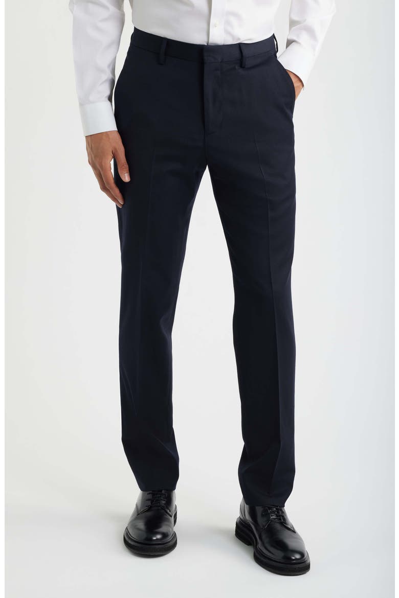 Jetsetter Athletic Fit Stretch Wool Suit Pants, Main, color, NAVY