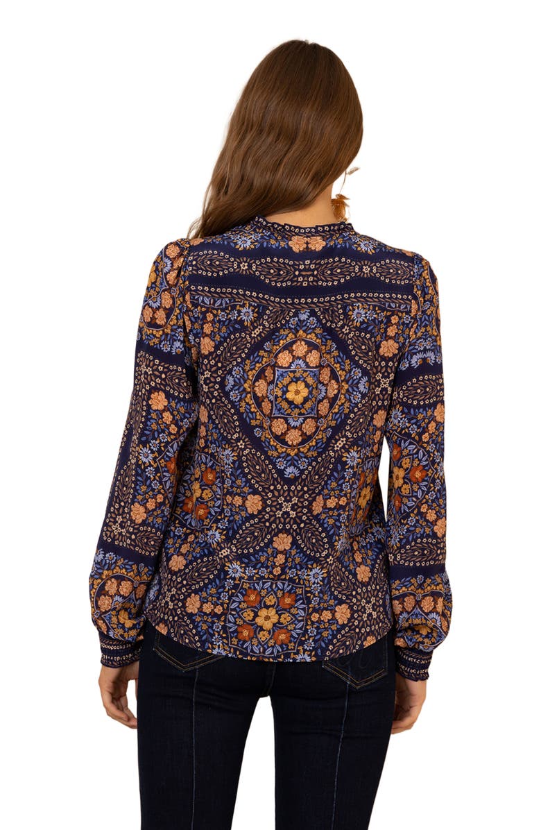 Hale Bob Raina Silk Top, Alternate, color, 