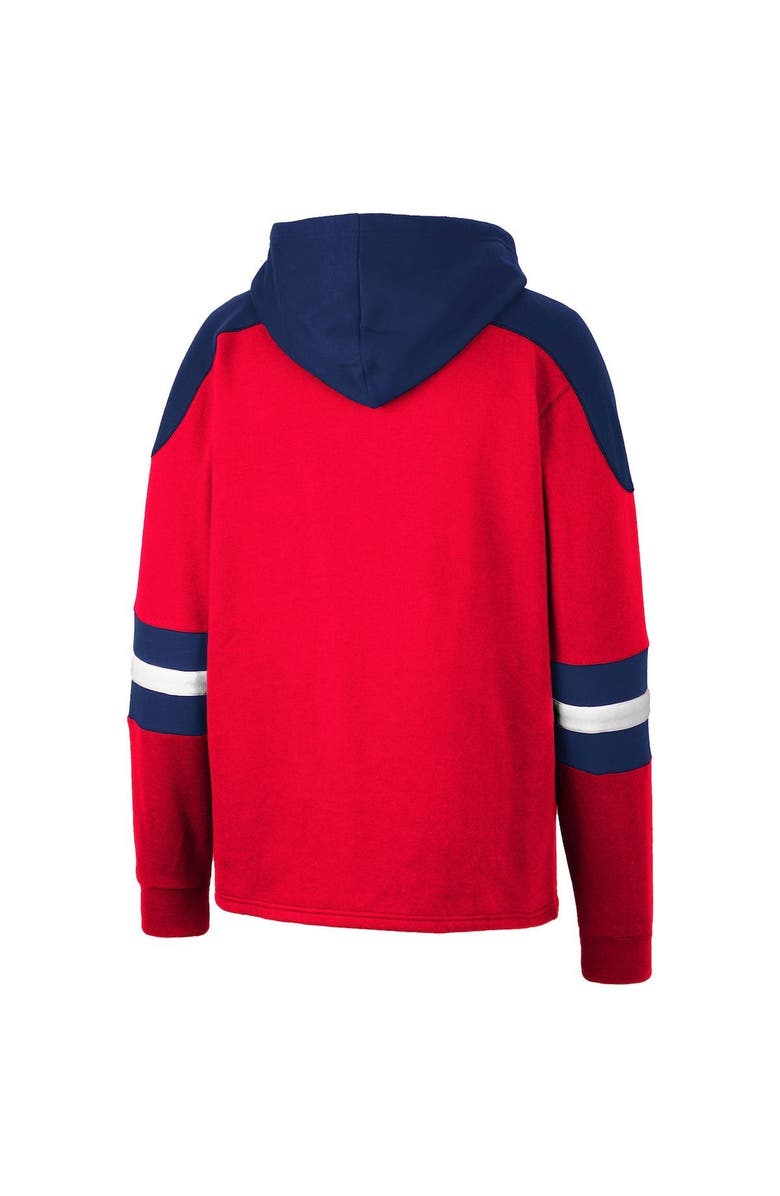 COLOSSEUM Men's Colosseum Red Arizona Wildcats Lace-Up 4.0 Pullover Hoodie, Alternate, color,