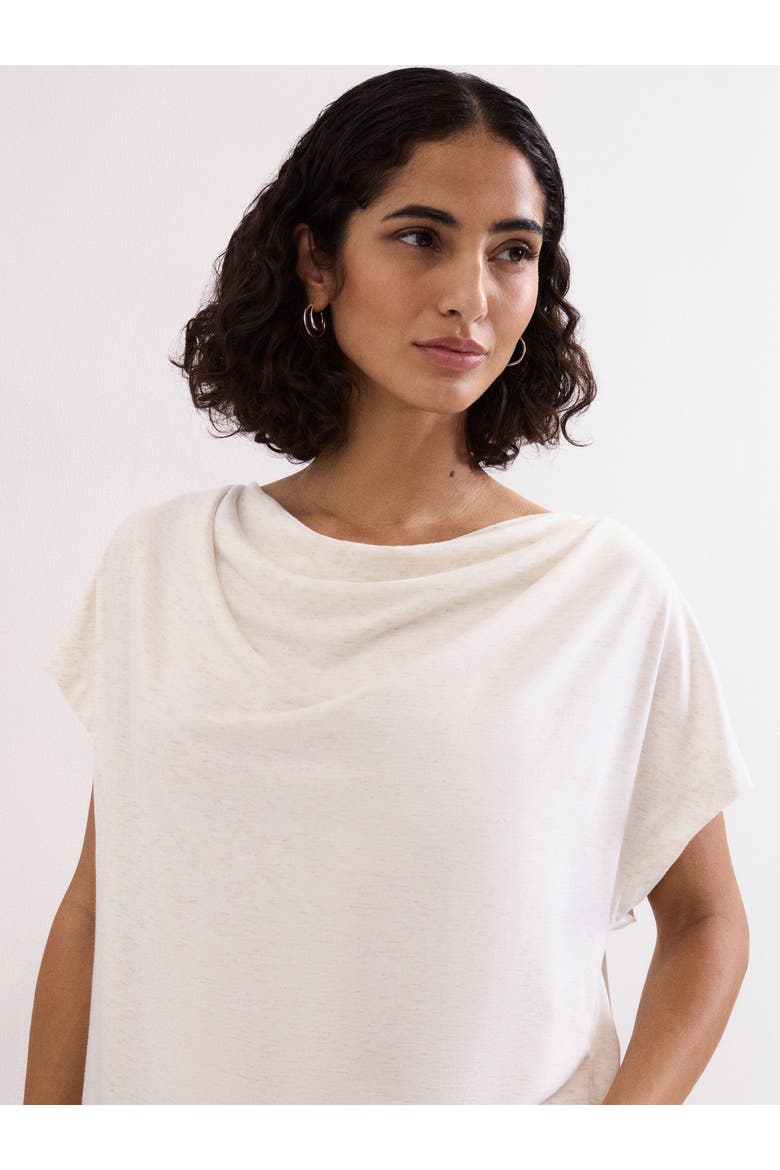 Priya Cowl Neck Top, Alternate, color, Neutral