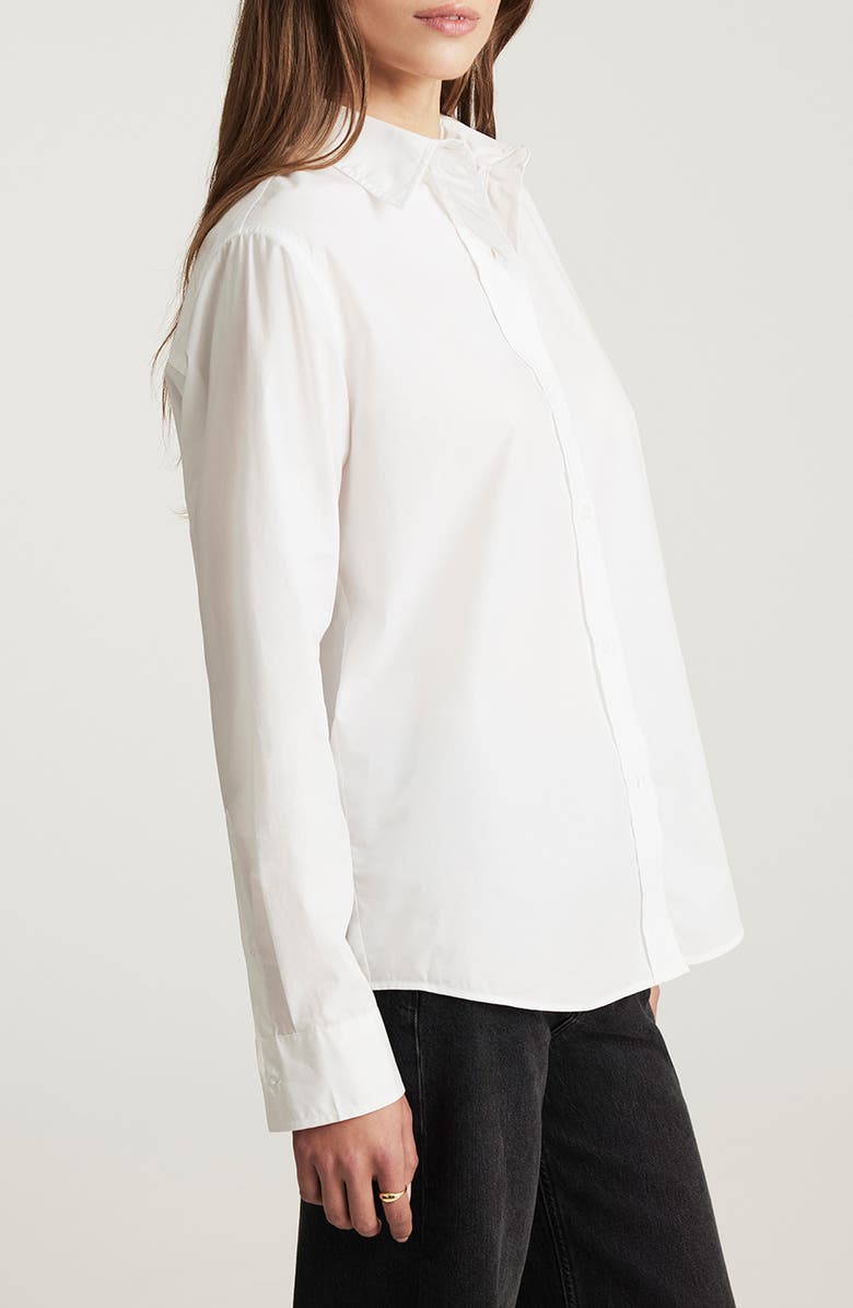 Mavi Jeans Classic Fit Cotton Button-Up Shirt, Alternate, color, White