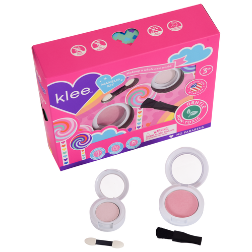 Klee Naturals Swish and Sparkle - Kids' Eye Shadow and Blush Set in Multi 