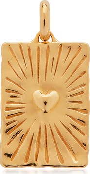 Monica Vinader Talisman Heart Pendant Charm