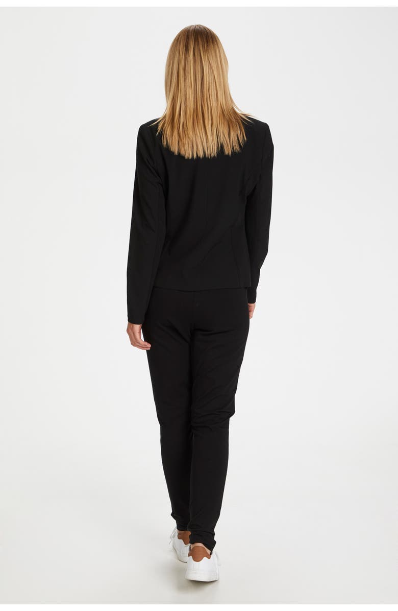 Kaffe Jillian Long Sleeve Regular Fit Blazer, Alternate, color, Black Deep
