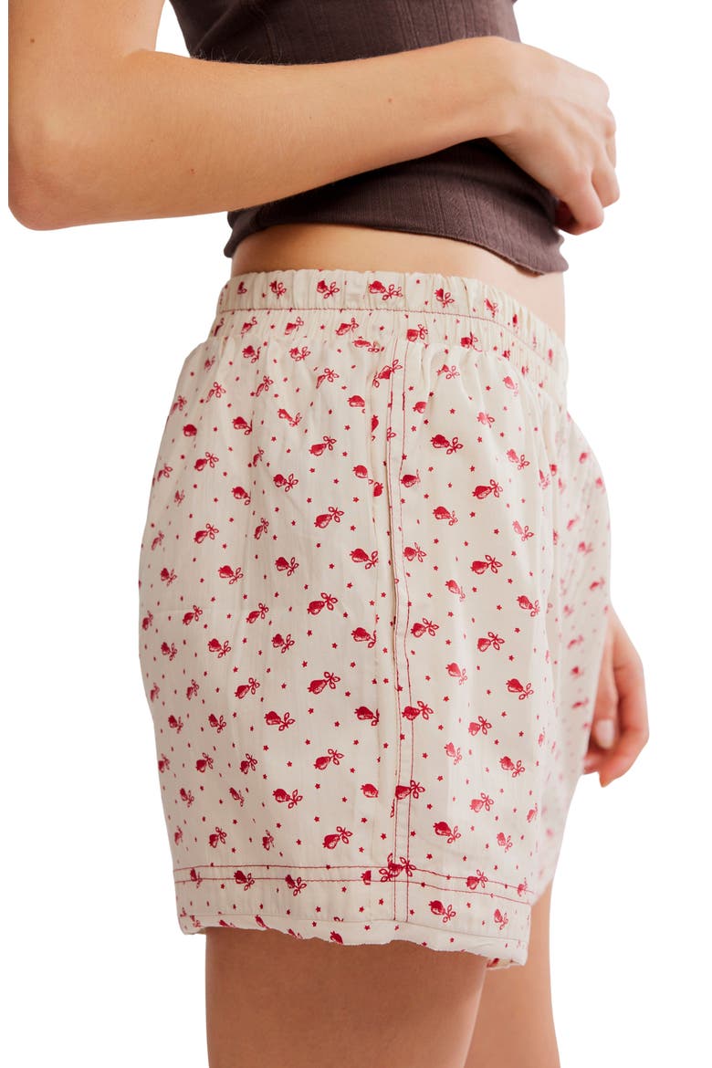 Day to Day Floral Boxer Shorts, Alternate, color, SAND COMBO