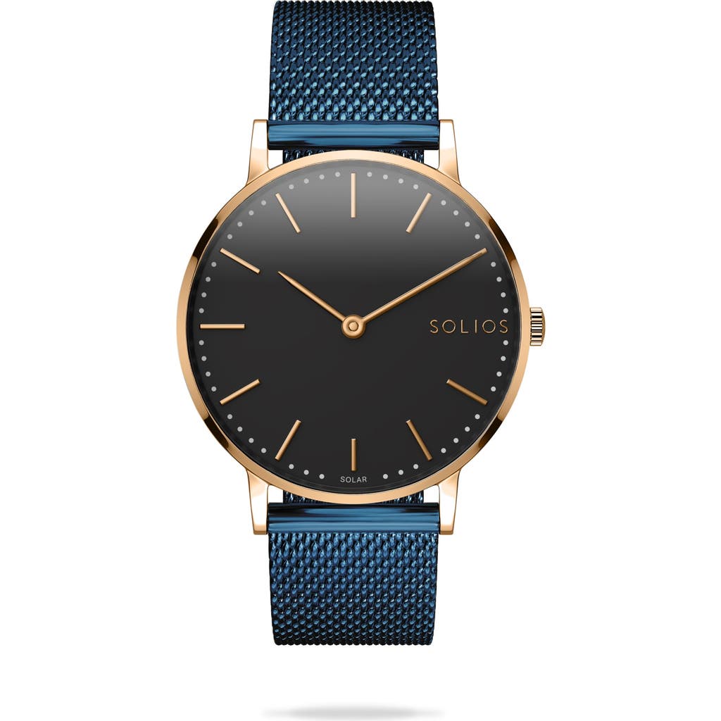 Solios Watches The Solar Classic | Black Dial