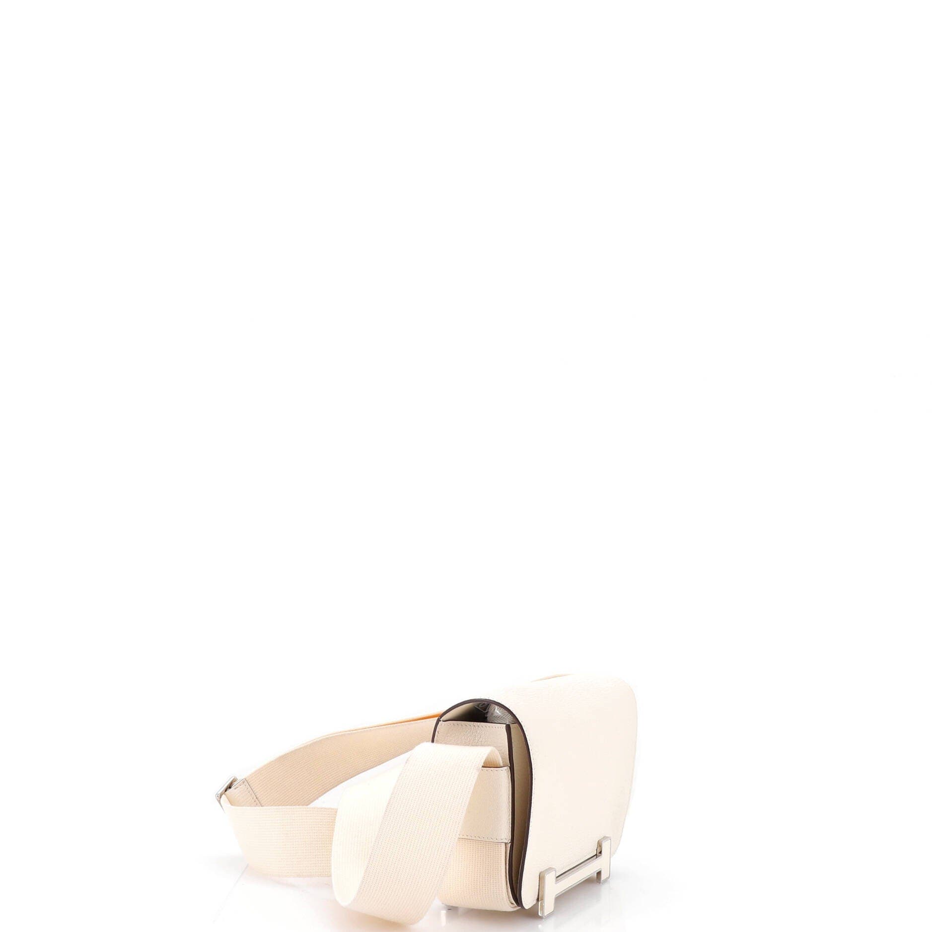 Pre-Owned Hermes Geta Bag Chevre Mysore, Alternate, color, Nata