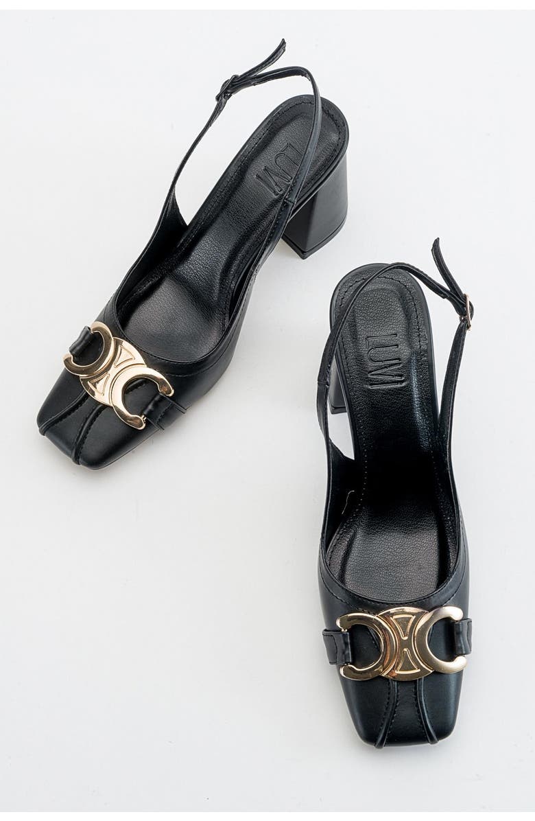 Prologue Shoes Forlev Slingback Pump, Alternate, color, Black