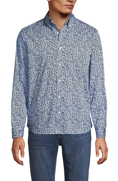 Traditional Fit Long Sleeve Travel Kit Shirt
